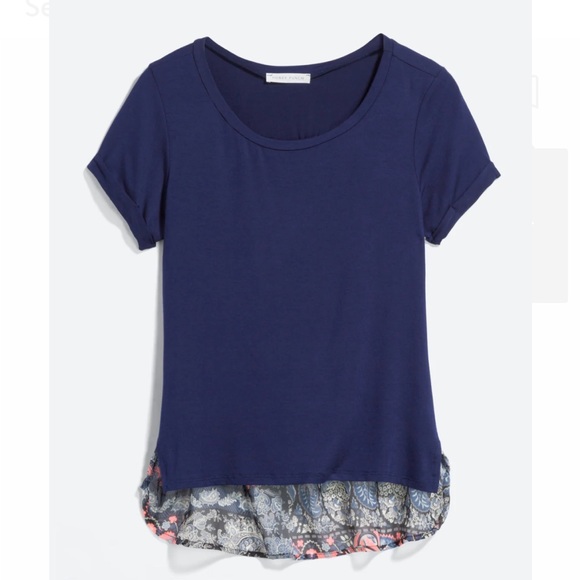 Honey Punch Tops - Honey Punch Seaside Mix Material Knit Top